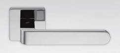 Дверная ручка на квадратном основании COLOMBO Fedra AC11RSB-CM матовый хром