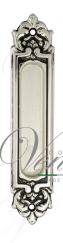 Ручка для раздвижной двери Venezia U122 DECOR натуральное серебро + черный (1шт.)