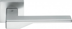 Дверная ручка на квадратном основании COLOMBO Dea FF21RSB-CM матовый хром