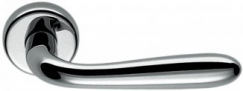 Дверная ручка на круглом основании COLOMBO Robot CD41RSB-CR полированный хром