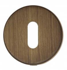 Накладка под ключ буратино на круглом основании Fratelli Cattini KEY 7-BY матовая бронза 2 шт.