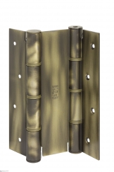 Дверная петля пружинная двусторонняя ALDEGHI 155x30 матовая бронза