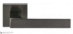 Дверная ручка на квадратном основании COLOMBO Robocinque S ID71RSB-GM матовый графит PVD