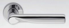 Дверная ручка на круглом основании COLOMBO Libra SK21RSB-CR полированный хром