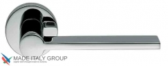 Дверная ручка на круглом основании COLOMBO Tool MD11RSB-CR полированный хром