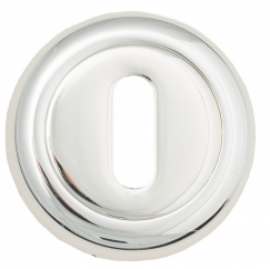 Накладка дверная под ключ буратино Venezia KEY-1 D1 натуральное серебро  (2шт.)