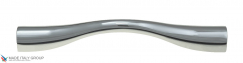 Ручка скоба модерн COLOMBO DESIGN F105D-CR полированный хром 96 мм