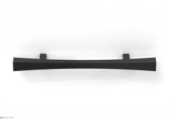 Ручка скоба модерн COLOMBO DESIGN F124E-NM матовый черный 128 мм