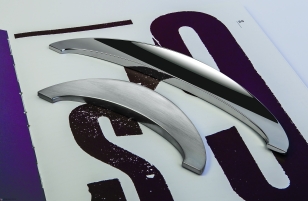 Ручка скоба модерн COLOMBO DESIGN F136D-CR полированный хром 96 мм