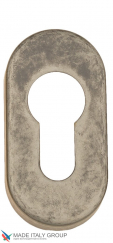 Накладка дверная под цилиндр Venezia CYL EP античное серебро (2 шт.)