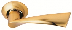 Ручки раздельные на круглой накладке S010 X11IIматовое золото 