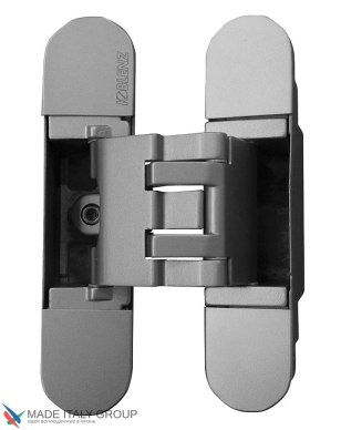 KUBICA 3000 DXSX, CR.SAT петля скрытая универсальная для дверей с притвором до 10мм МАТ. ХРОМ (60кг)