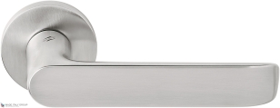 Дверная ручка на круглом основании COLOMBO Lund SE11RSB-CM матовый хром