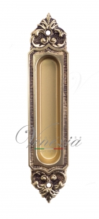 Ручка для раздвижной двери Venezia U122 французское золото + коричневый (1шт.)