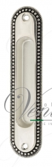 Ручка для раздвижной двери Venezia U133 натуральное серебро + черный (1шт.)