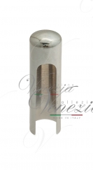 Колпачок для ввертных петель Venezia CP14 U без пешки D14 мм полированный хром