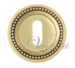 Накладка дверная под ключ буратино Venezia KEY-1 D3 французское золото + коричневый