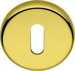 Накладка под ключ буратино на круглом основании COLOMBO CD1063G-OL полированная латунь (2 шт)