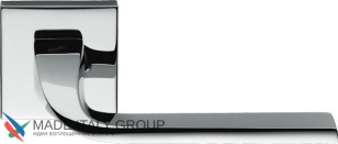 Дверная ручка на квадратном основании COLOMBO Isy BL11RSB-CR полированный хром