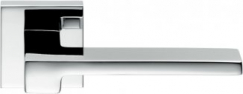 Дверная ручка на квадратном основании COLOMBO Zelda MM11RSB-CR полированный хром
