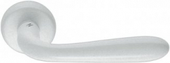 Дверная ручка на круглом основании COLOMBO Robot CD41RSB-BI белый