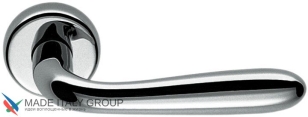 Дверная ручка на круглом основании COLOMBO Robot CD41RSB-CR полированный хром
