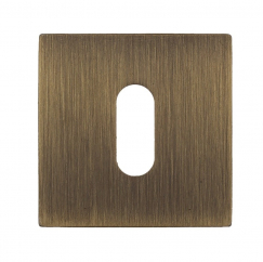 Накладка под ключ буратино на квадратном основании Fratelli Cattini KEY 8-BY матовая бронза 2 шт.