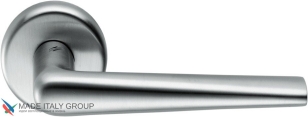 Дверная ручка на круглом основании COLOMBO Robotre CD91R-CM матовый хром