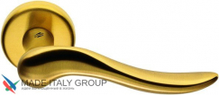 Дверная ручка на круглом основании COLOMBO Peter ID11R-OM матовое золото