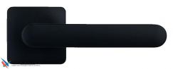 Дверная ручка на квадратном основании COLOMBO ONEQ CC21RSB-C03 матовый черный